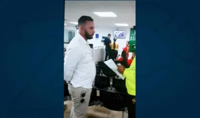 El capturado Franklin Romero Gamero.