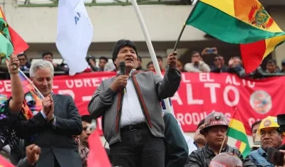 El presidente de Bolivia, Evo Morales.