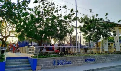 Cancha 'La Monumental', en Soledad.