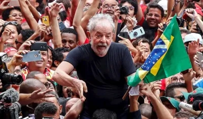 El expresidente brasileño Luiz Inácio Lula da Silva.