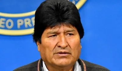 Evo Morales, expresidente de Bolivia.
