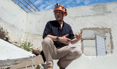 James Le Mesurier, cofundador e importante colaborador de la organización humanitaria Defensa Civil Siria.