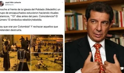 La denuncia de José Félix Lafaurie.