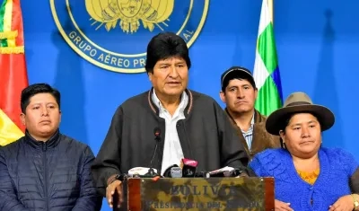 El expresidente de Bolivia, Evo Morales.