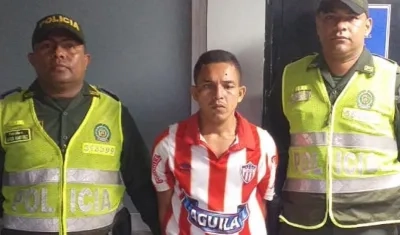 Rony Andrés Domínguez Lara, capturado.