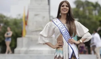 La señorita Colombia Gabriela Tafur.