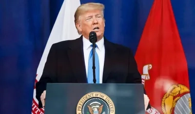 Donald Trump, presidente de los Estados Unidos.