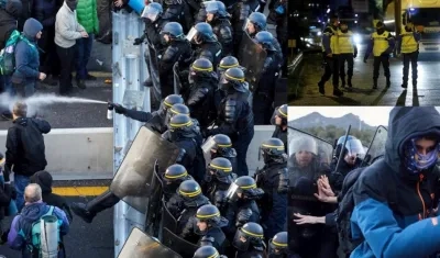 La protesta ha provocado las quejas de transportistas y empresarios.