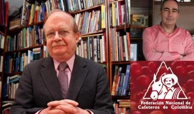 Benjamín Villegas de Villegas Editores; Ángel Conde Álvarez, Gerente de Expreso Brasilia y al Federación de Cafeteros, los exaltados.