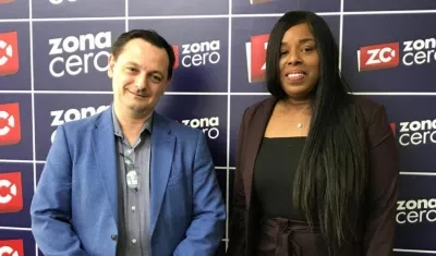 Emmanuel Voissard (COO Lili Clarke Hair) y Lili Clarke (CEO Lili Clarke Hair).