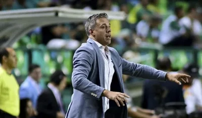 Lucas Pusineri, técnico del Deportivo Cali. 
