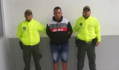 José Sebastián Maza Sarabia, delincuente capturado.