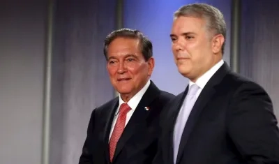 Laurentino Cortizo y Iván Duque.