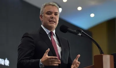 Iván Duque, presidente de Colombia.