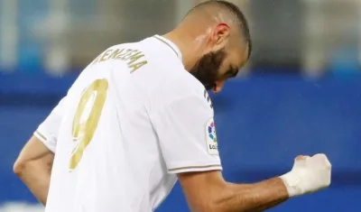 Karim Benzema, delantero francés. 