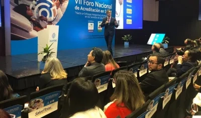 Momento de la presentación.