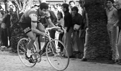 Raymond Poulidor, ciclista francés. 