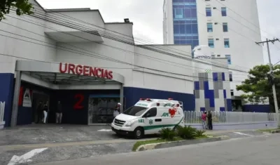 El herido fue llevado a la Clínica La Misericordia Internacional.