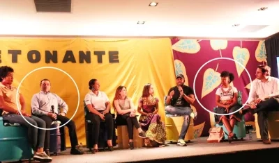 Conversatorio en el Festival Detonante en Quibdó.