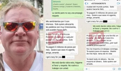 Brian Harrington y los dos de los chats.