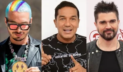 J Balvin, Checo Acosta y Juanes, algunos de los nominados.