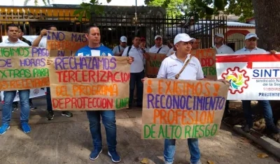 El Sindicato Nacional de Trabajadores de la Seguridad en Colombia (Sintrasecol)