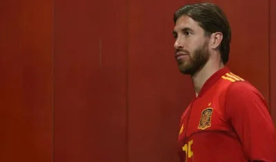 Sergio Ramos, defensa español. 