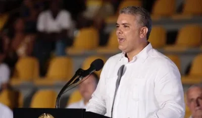 El Presidente de la República, Iván Duque.