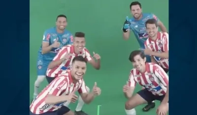 Los jugadores de Junior que estarán en la pantalla.