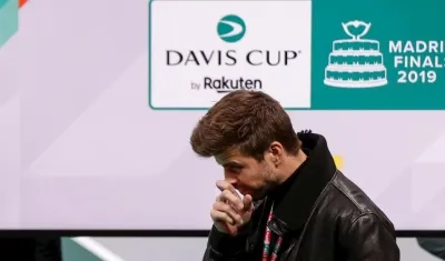 Gerard Piqué, uno de los organizadores de la Copa Davis. 