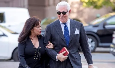 El exasesor de Donald Trump, Roger Stone.