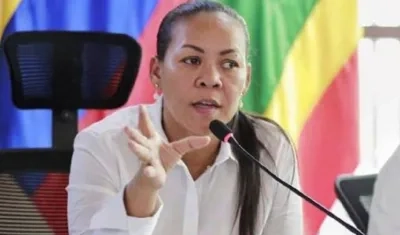 Yolanda Wong, exsecretaria del Interior de Cartagena.
