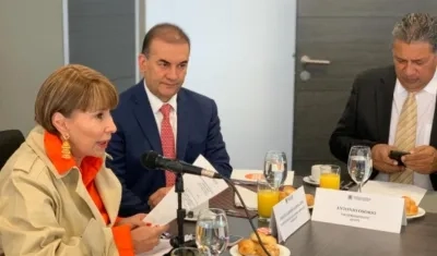 Alicia Arango, ministra de Trabajo.