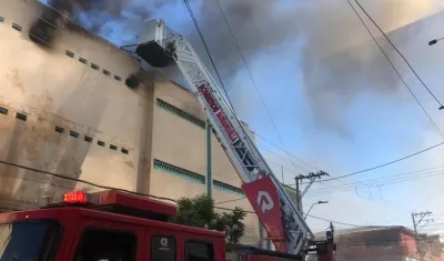 El incendio se inició pasada la una de la tarde