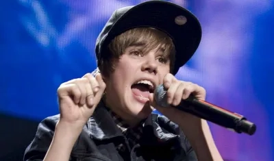 Justin Bieber, cantante canadiense.