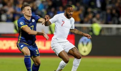 El delantero Raheem Sterling.