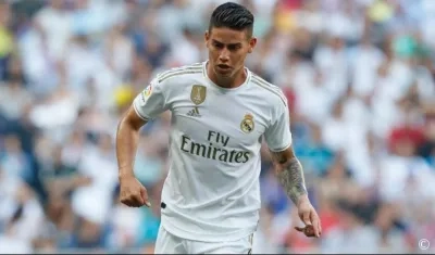 James Rodríguez, volante colombiano.