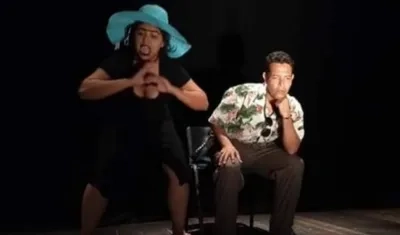 Actores de la obra 'El malententendido'.