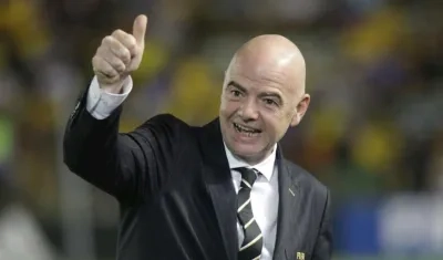 Gianni Infantino, presidente de la FIFA. 