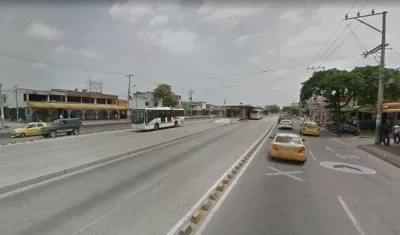 En este punto de la calle Murillo ocurrió el atraco.