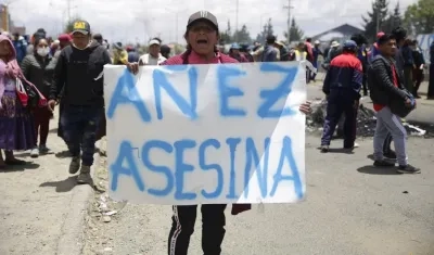 Imagen de las protestas.