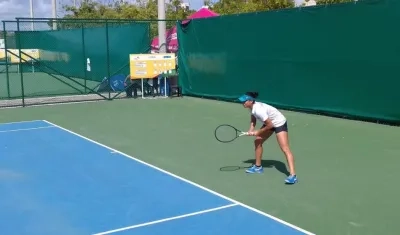 María Fernanda Herazo, tenista barranquillera. 