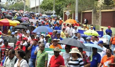 Marchas en Barranquilla