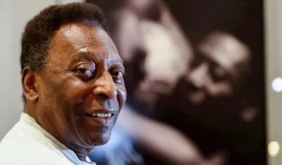 Pelé, ex jugador brasileño. 