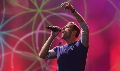 Chris Martin, líder de Coldplay.