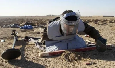 En 2018 el 71% de las personas que murieron o resultaron heridas por las explosiones de estas armas de guerra eran civiles.