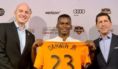 El delantero colombiano Darwin Quintero.