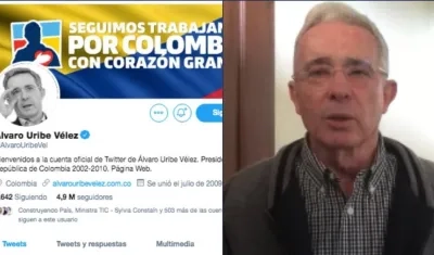 El expresidente informó sobre bloqueo temporal a su cuenta.