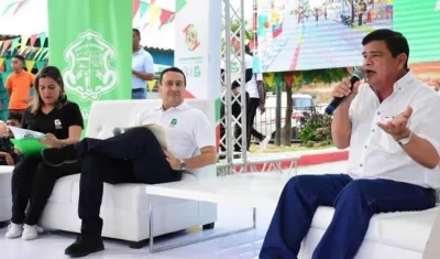 Rafael Lafont (derecha).