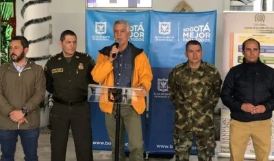 El Alcalde de Bogotá, Enrique Peñalosa.